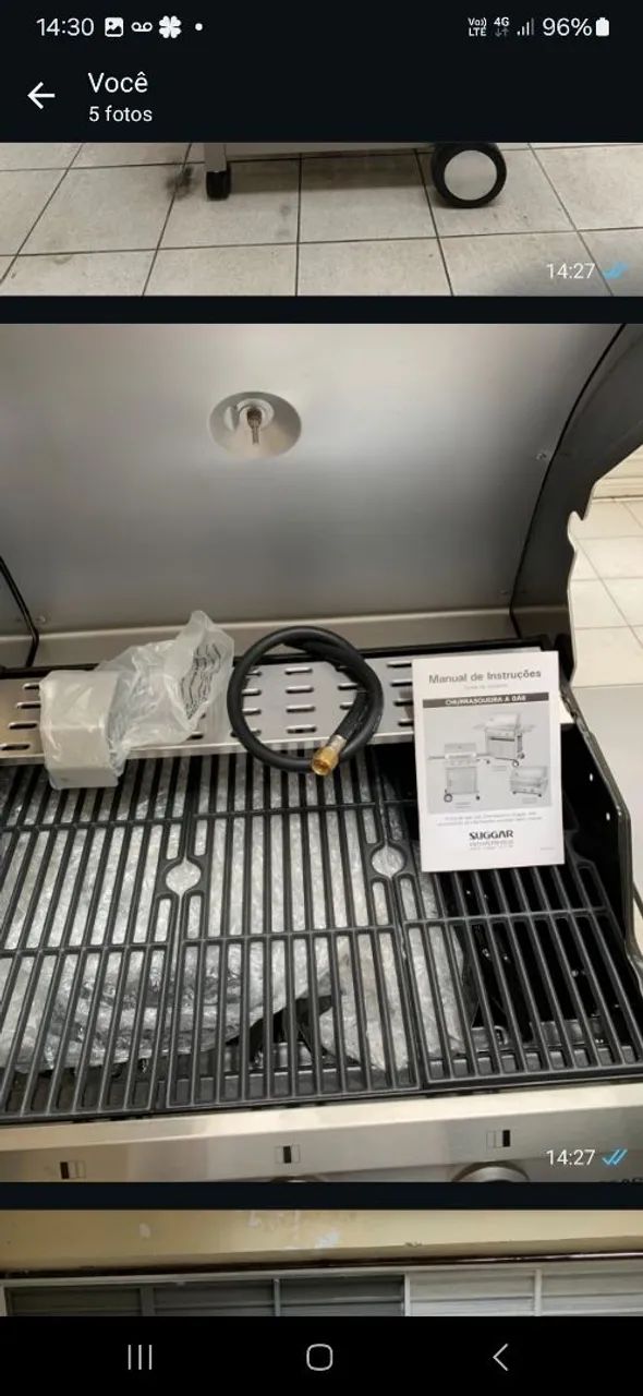 Churrasqueira a gás em inox - Foto 5