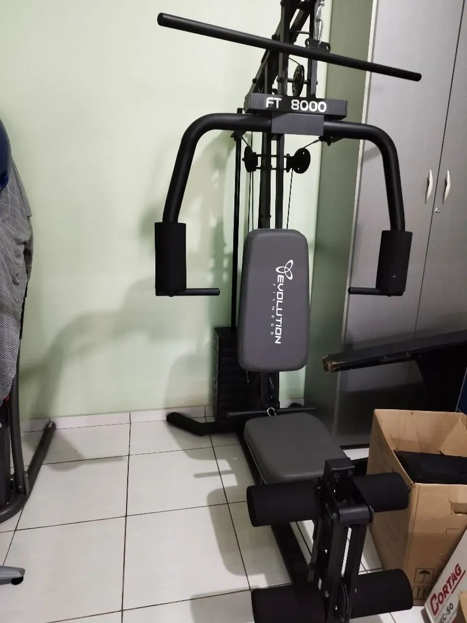 Academia em casa.