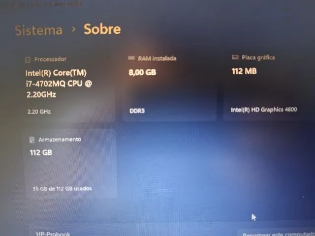 Notebook i7 com SSD - Foto 5