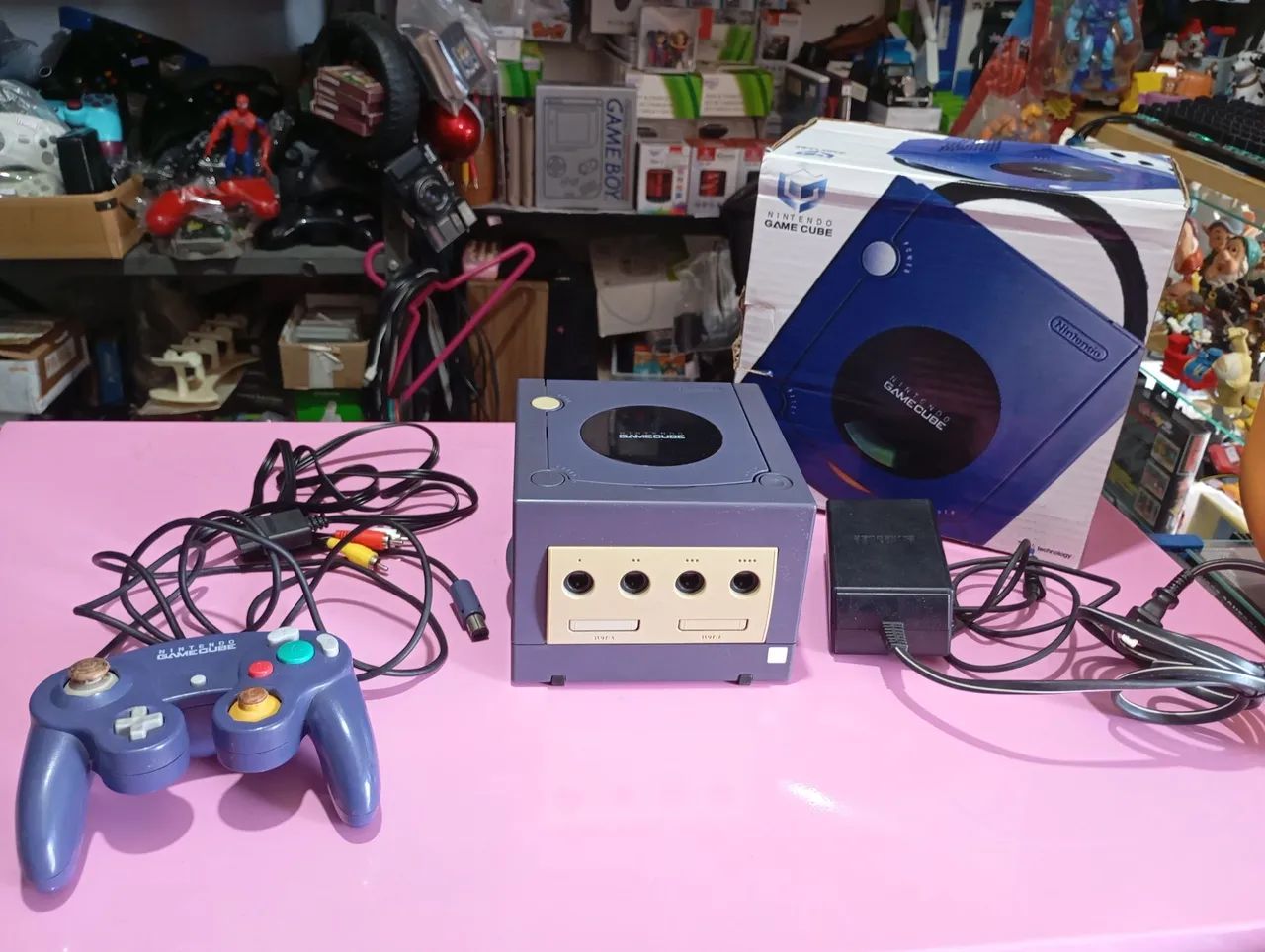 Vídeo game GameCube azul - Foto 2