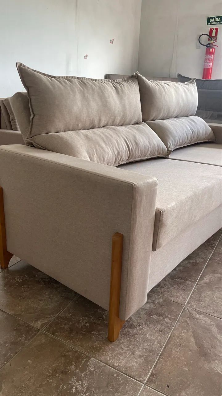 NOVO SOFÁ RETRÁTIL RECLINÁVEL 2m20cm - Foto 3