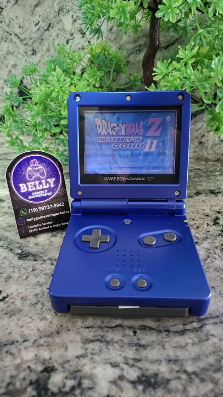 GAME BOY ADVANCED SP AZUL + JOGO