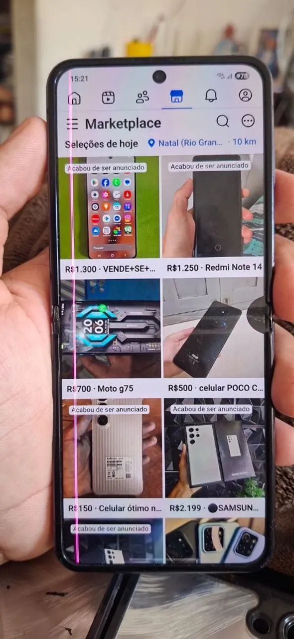 Troco Samsung zflip 4 Leia descrição. - Foto 2