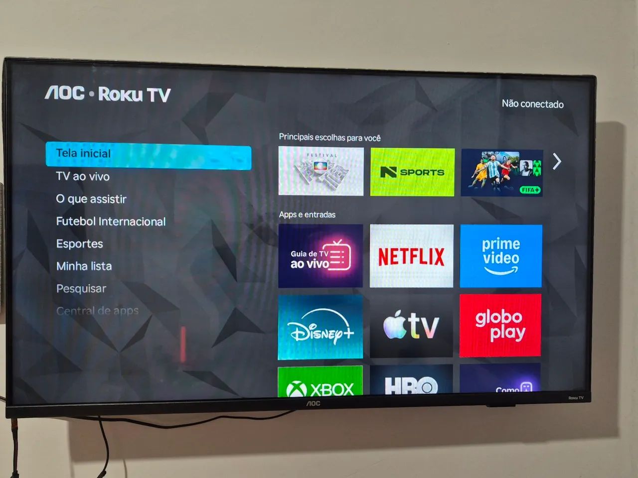 Smart Tv 43+ sound bar jbl 