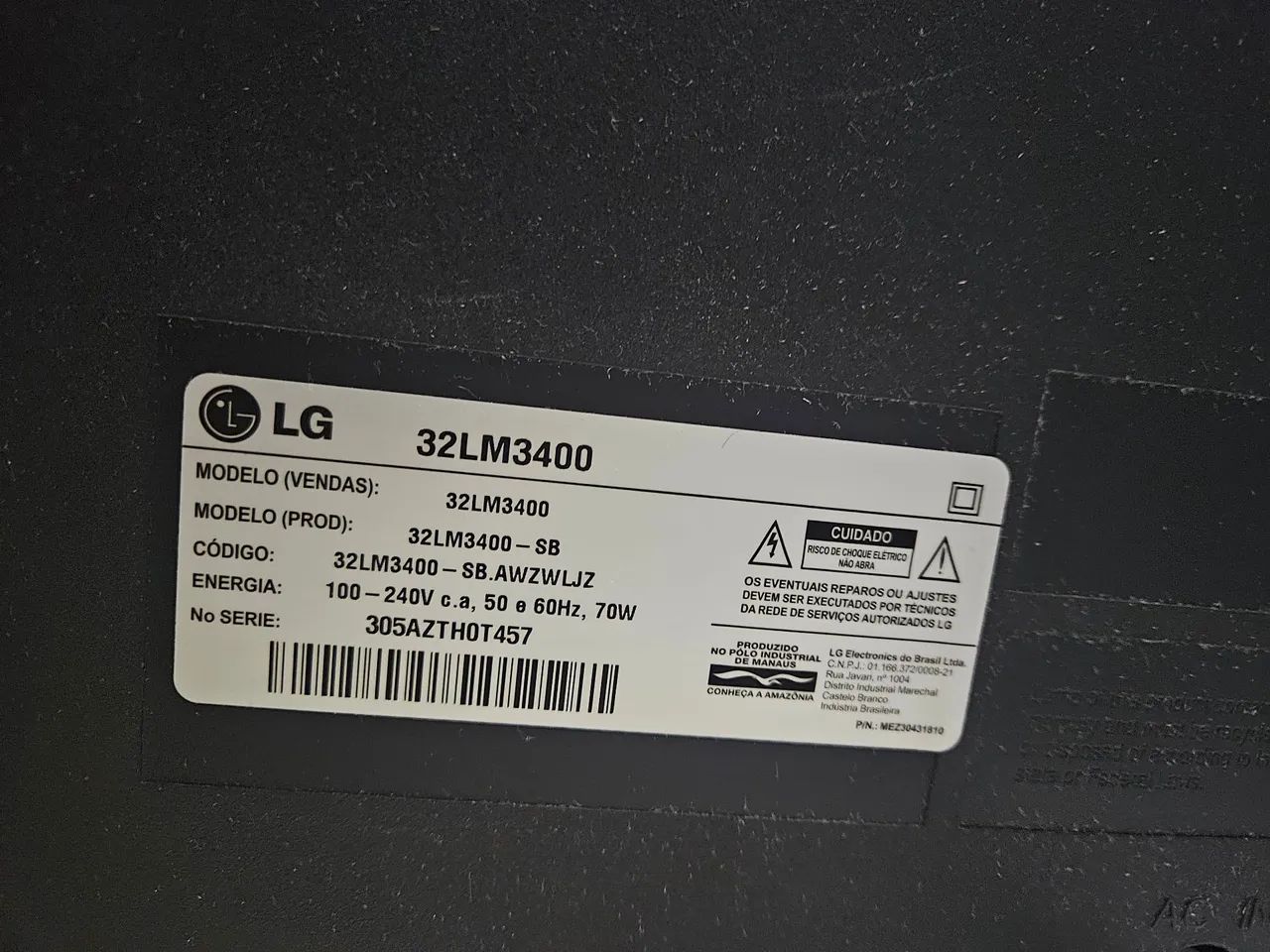 Tv lg 32 polegadas + cromecast 2 geração  - Foto 2