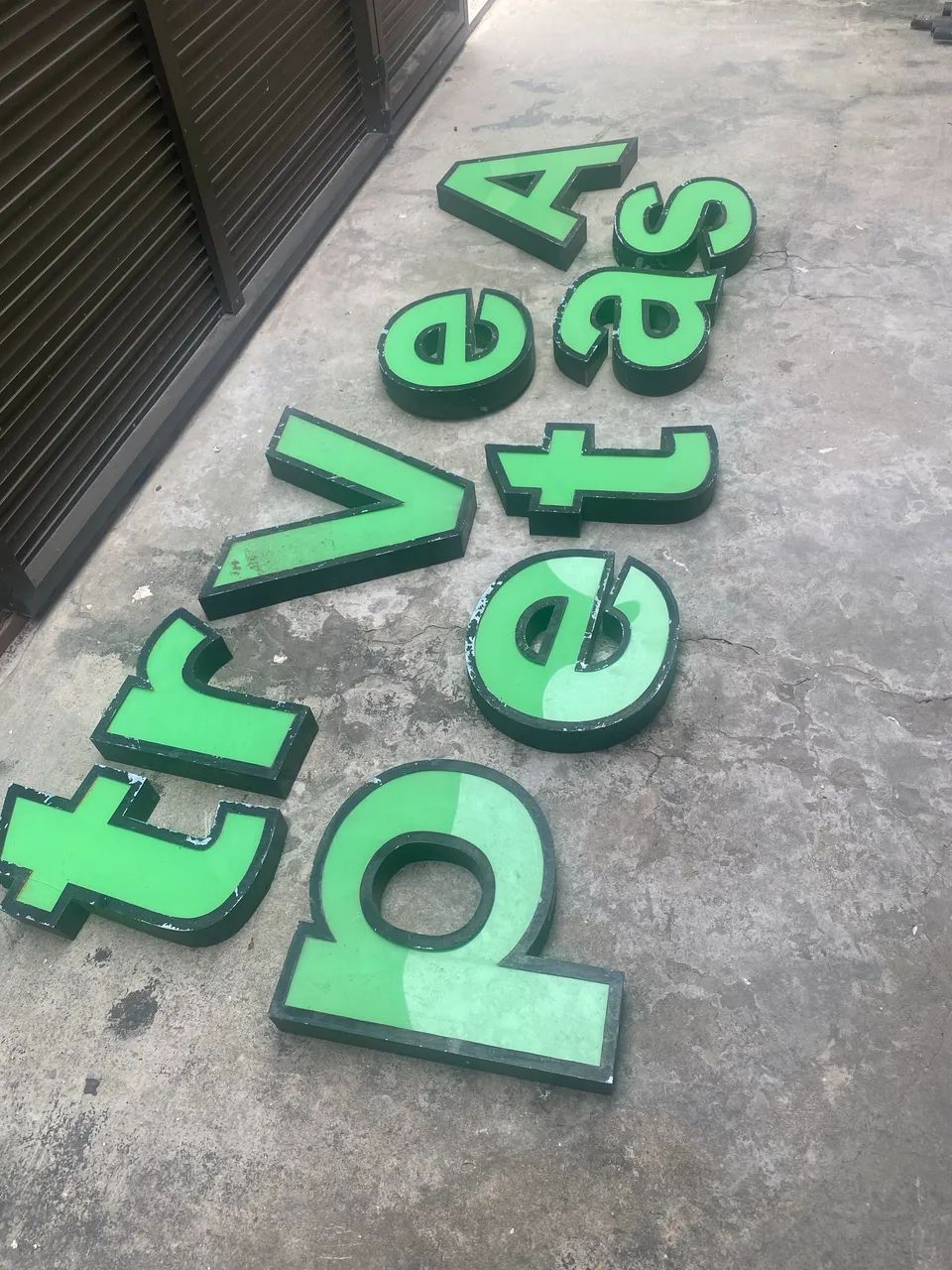 Letra a caixa para iluminação interna com base de encaixe em pvc  - Foto 3