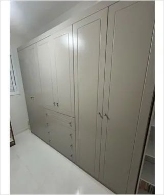 Guarda Roupa 6 portas - Cinza