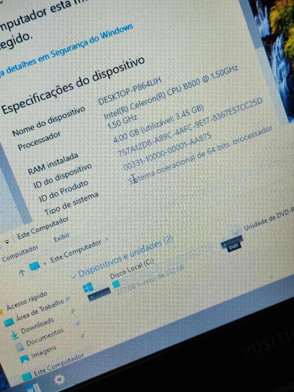 Notebook 260 gb ,formatado / office instalado permanente  - Foto 4