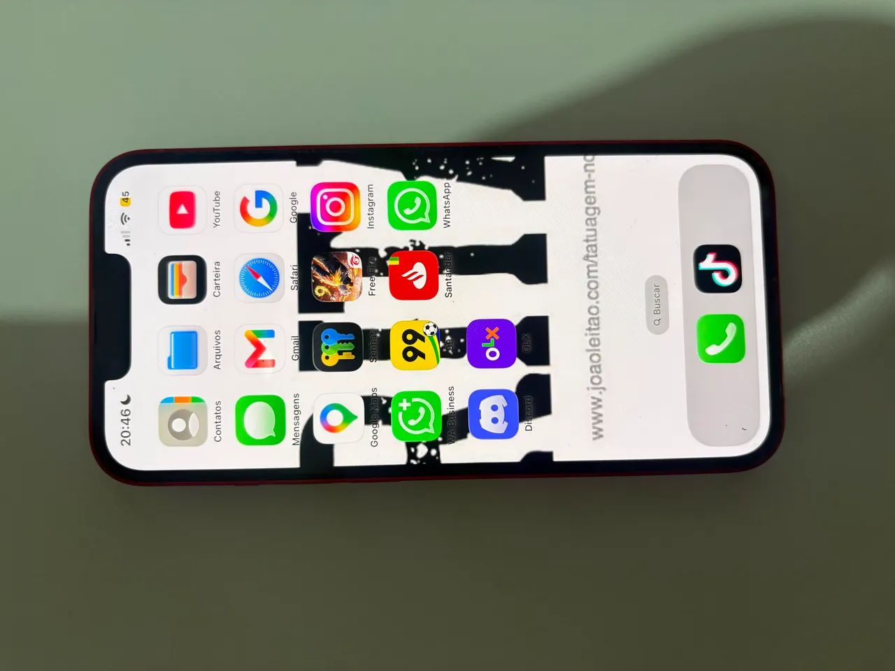 iPhone com caixa 13 128 Gb : pego celular e volta  - Foto 4