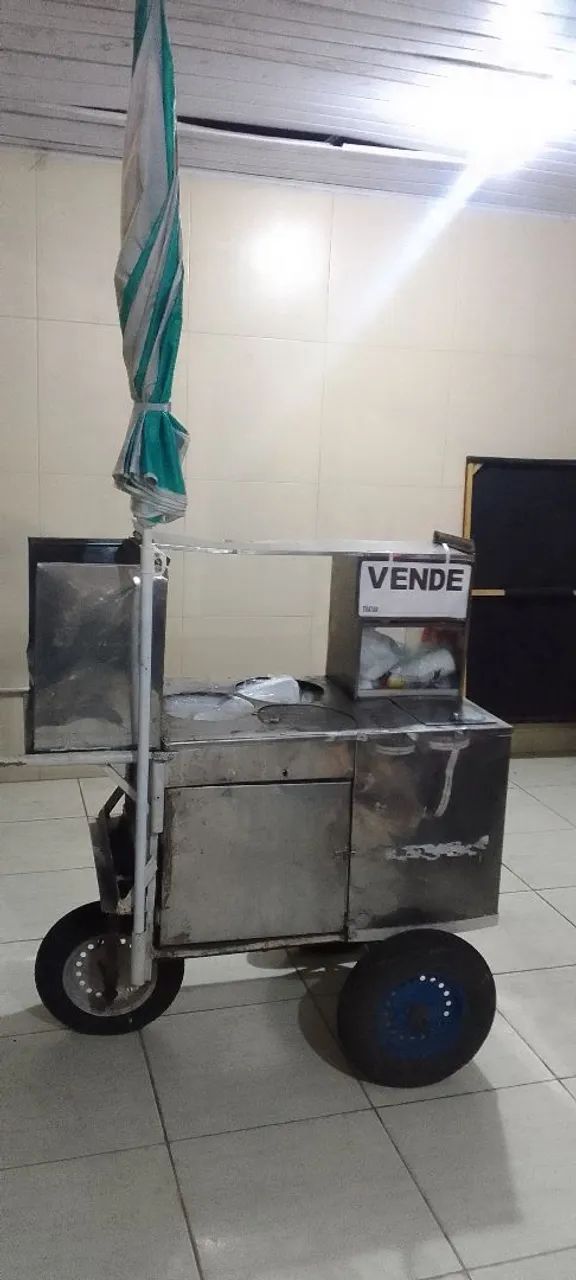 carrinho de lanche multi uso inox. - Foto 2