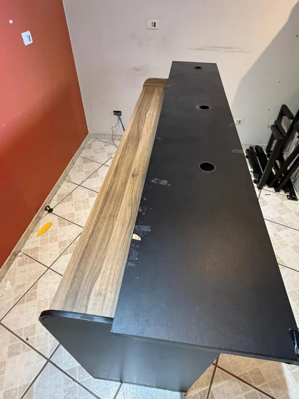 Balcão Caixa Comercial em MDF Envelopado - 2,10m - Foto 2