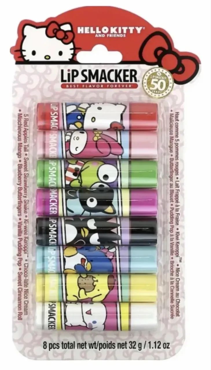Kit Lip Smaker Hello Kitty Best Flavor Forever - 8 Und