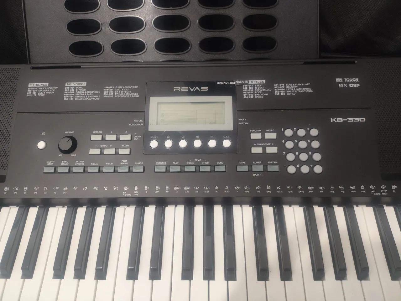 Teclado Revas com bag e tripé  - Foto 3