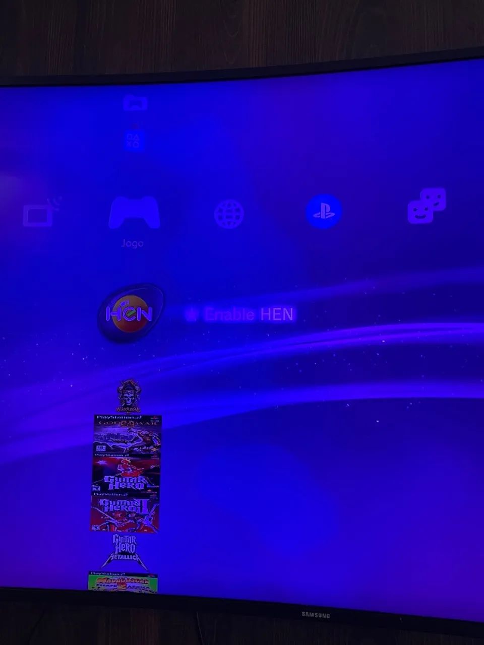PS3 Slim + Cabos + 2 Controles DESBLOQUEADO - Foto 4