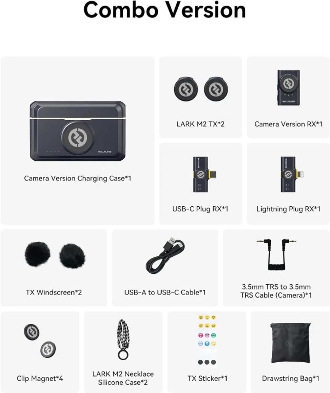 Microfone Hollyland Lark M2 Duo LACRADO! - Foto 3