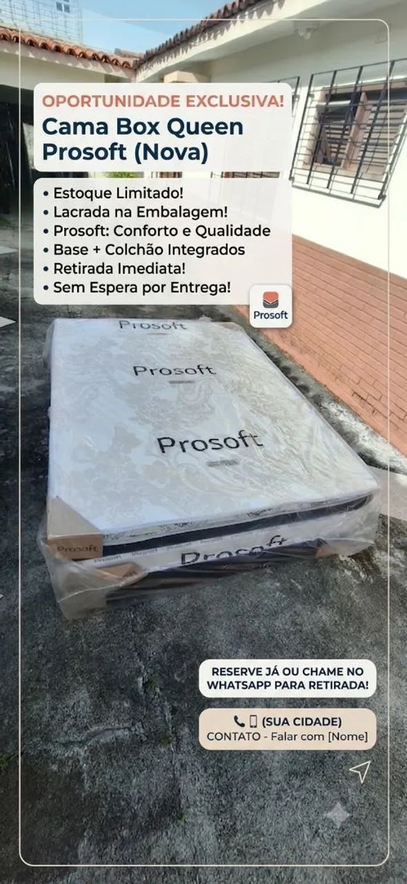 Cama box. 12c. De espuma promoção!!!