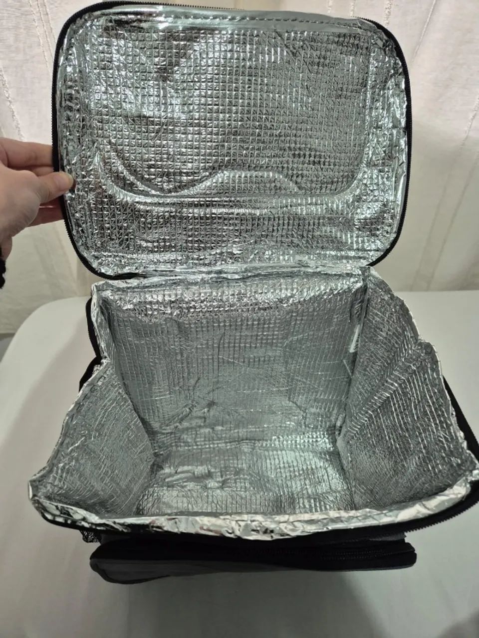 Bolsa térmica cinza nova - Foto 5