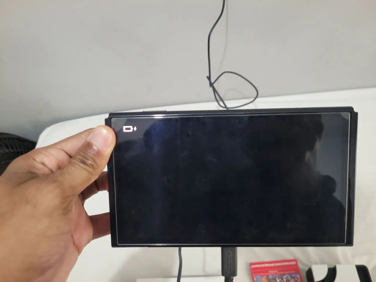 Nintendo Switch OLED Branco - Foto 4