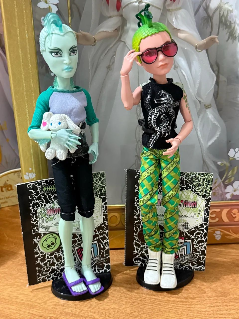 Gil e deuce g1 2011 monster high lagoona blue Cleo de Nile ghulia draculaura  - Foto 2
