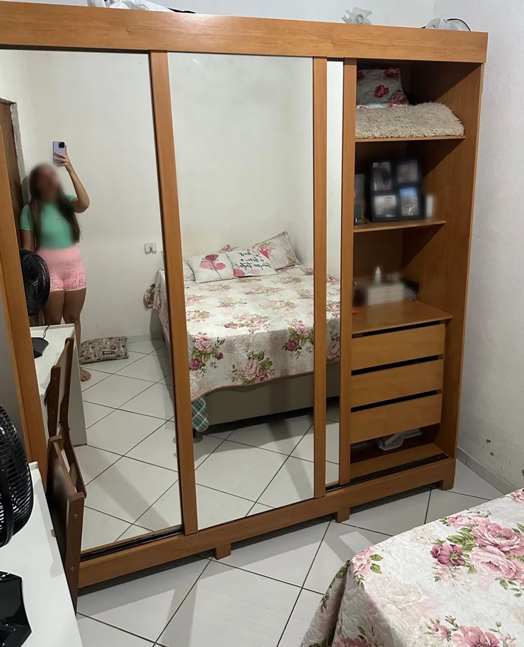 ?GUARDA-ROUPA   - 3 PORTAS ESPELHADAS, grande e 100% qualidade.?  - Foto 2