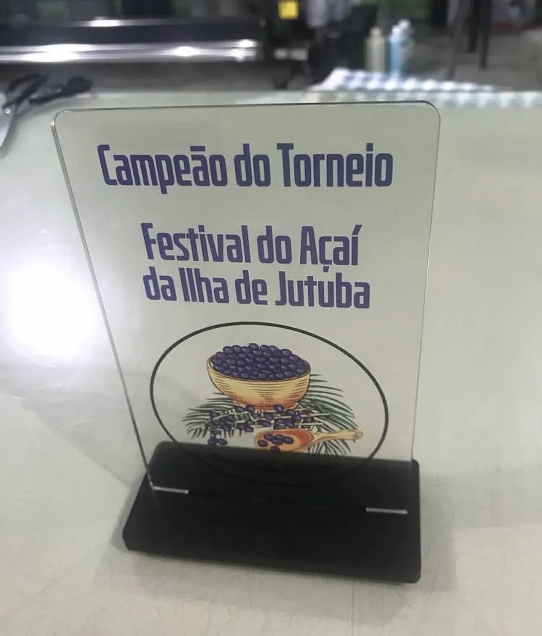 Placa acrílico personalizada 