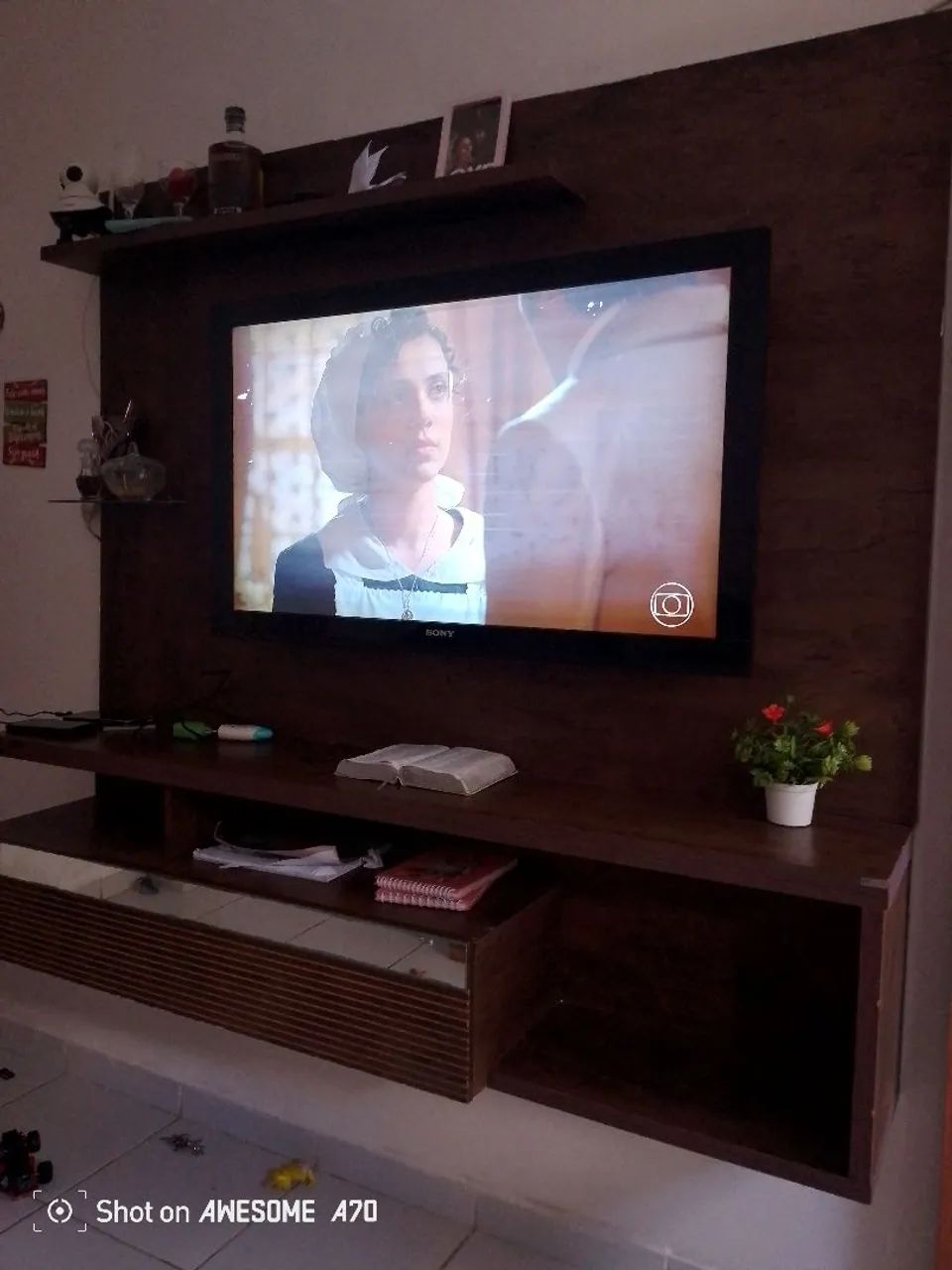 Rack com painel 