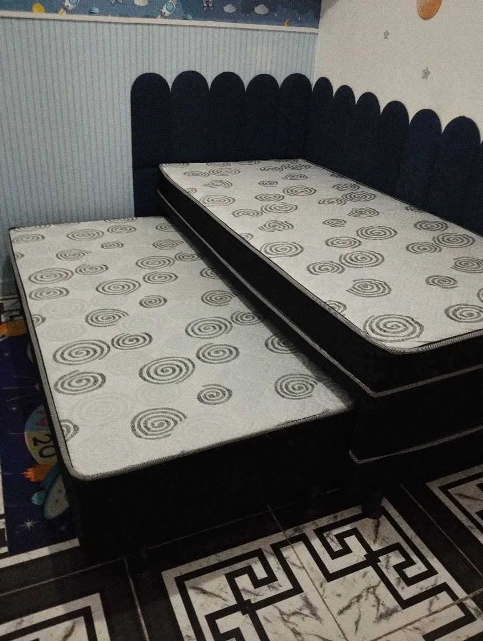 Cama box solteiro com auxiliar  - Foto 3