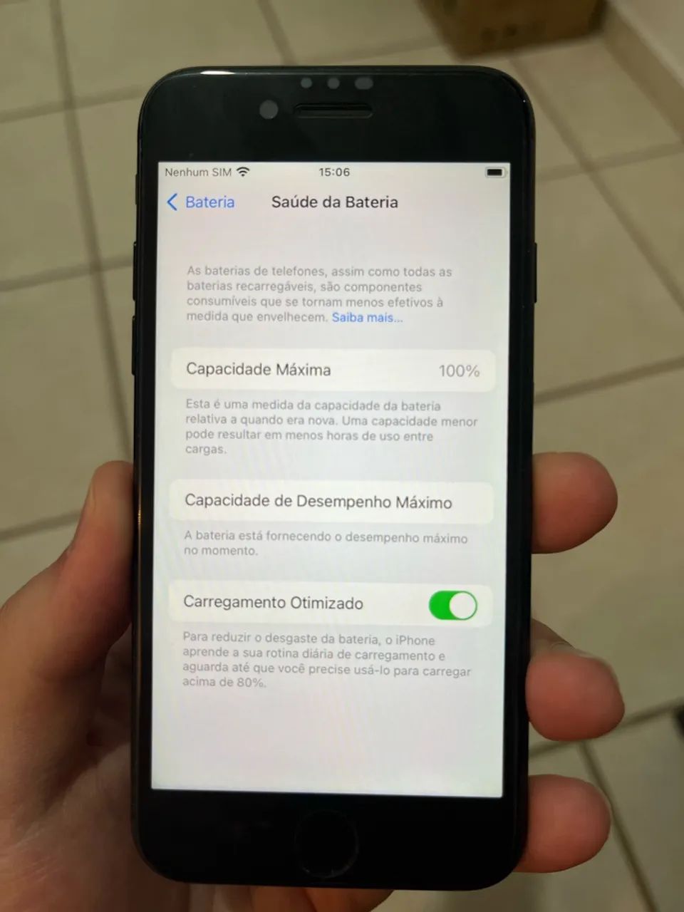 IPhone 7 usado (Sem avarias - Funcionando 100%) - Foto 3