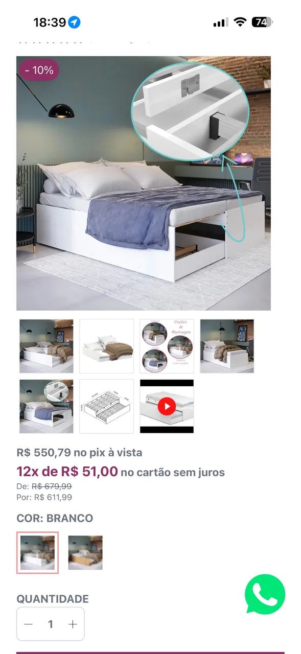 Cama matrix 3 em 1 - Foto 3