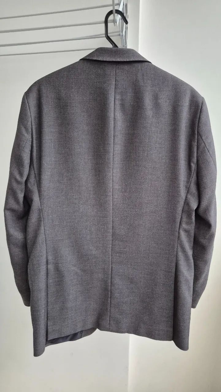 Blazer Highstil Cinza Classic Line Tamamho 50  - Foto 2