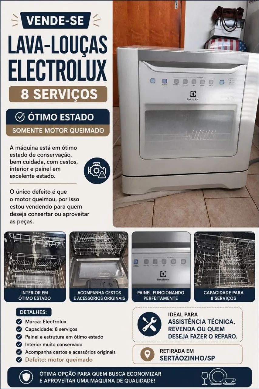 Lava louça Eletrolux 