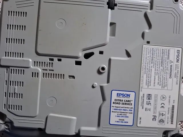 Projetor LCD EPSON, PowerPoint Lite S17, usado cor Branca - Foto 4