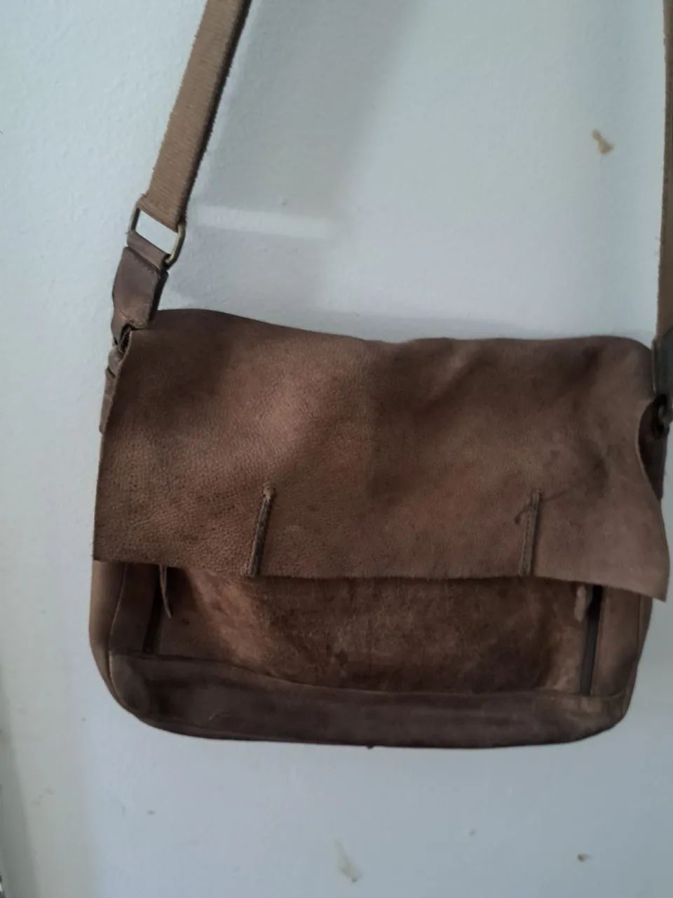 Bolsa de couro tiracolo