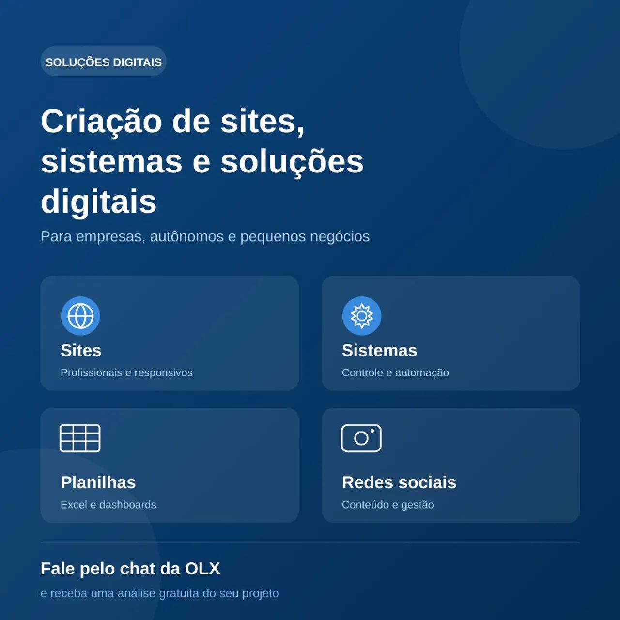Sites, Sistemas e Automação para Empresas