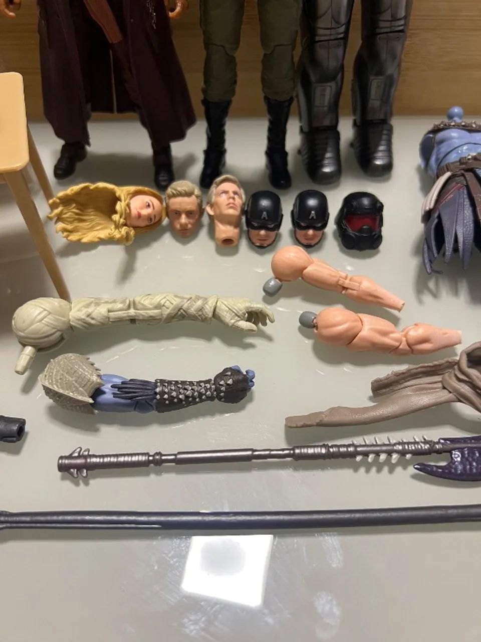 Acessórios Marvel Legends, Gi Joe - escala 1/12 para custos e MODs - Foto 4