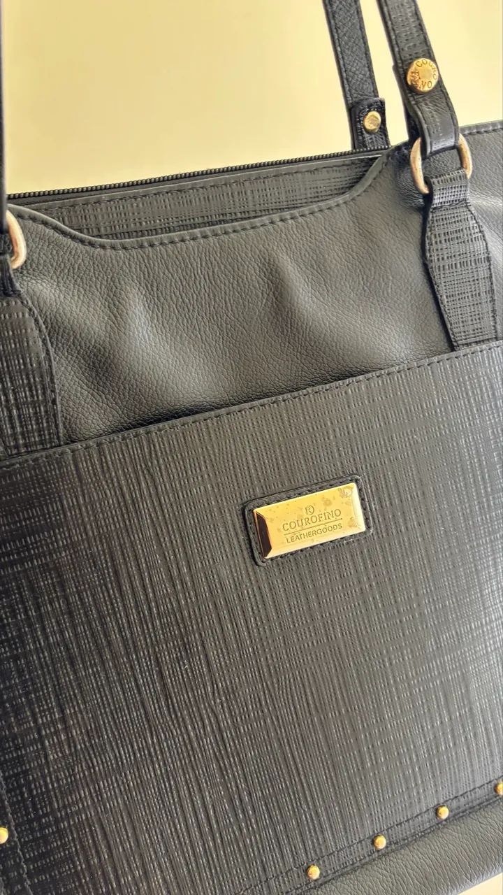 Bolsa Couro Fino - Foto 2