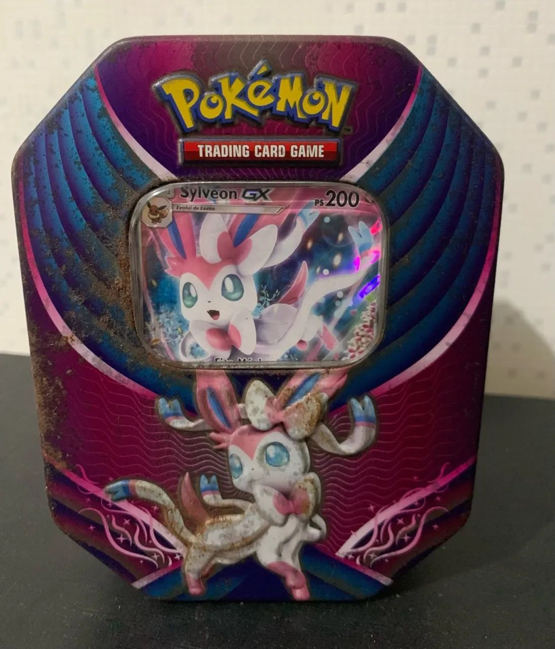 Lata Sylveon GX + Starter Deck Sol e Lua - Foto 2
