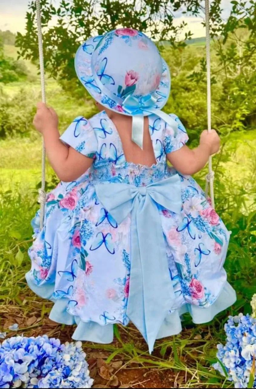 vestido infantil Borboleta - Foto 2