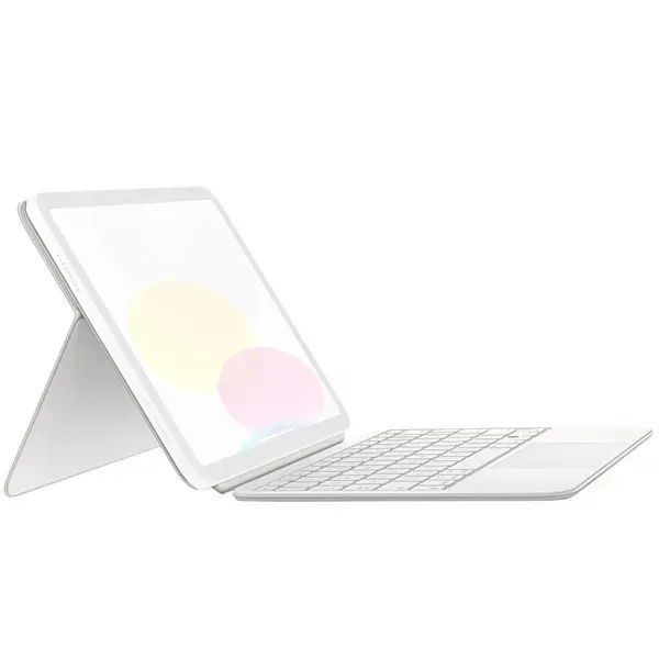 ? Apple Magic Keyboard Folio A2695 MQDP3LL para iPad 10ª e 11ª Geração - Branco Inglês Or - Foto 2