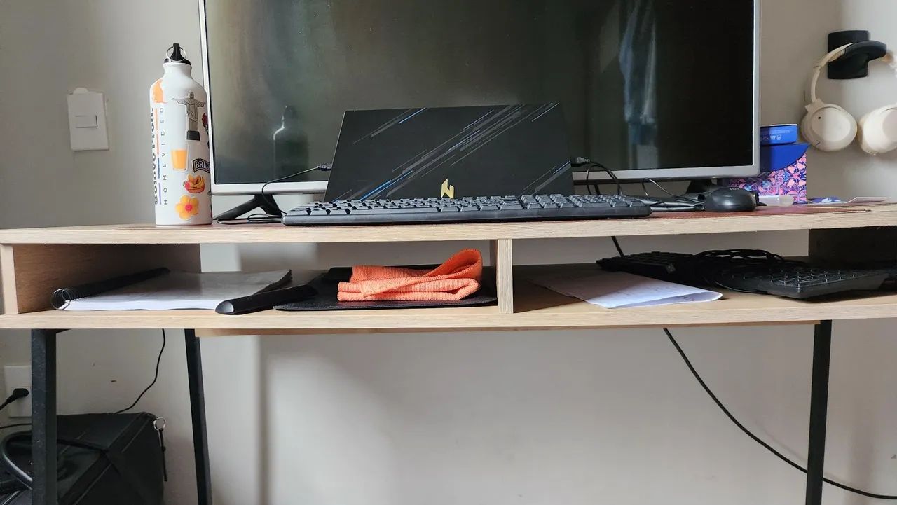 Mesa estilo industrial de escritório  - Foto 2