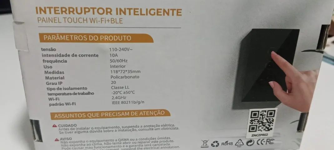 INTERRUPTOR INTELIGENTE COMANDO DE VOZ WIFI ALEXA COM TOMADA - Foto 4