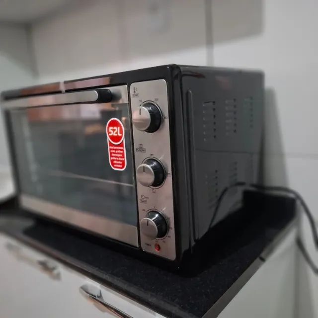 Forno Elétrico 52L Grand Family II Mondial Preto/Inox - Foto 2