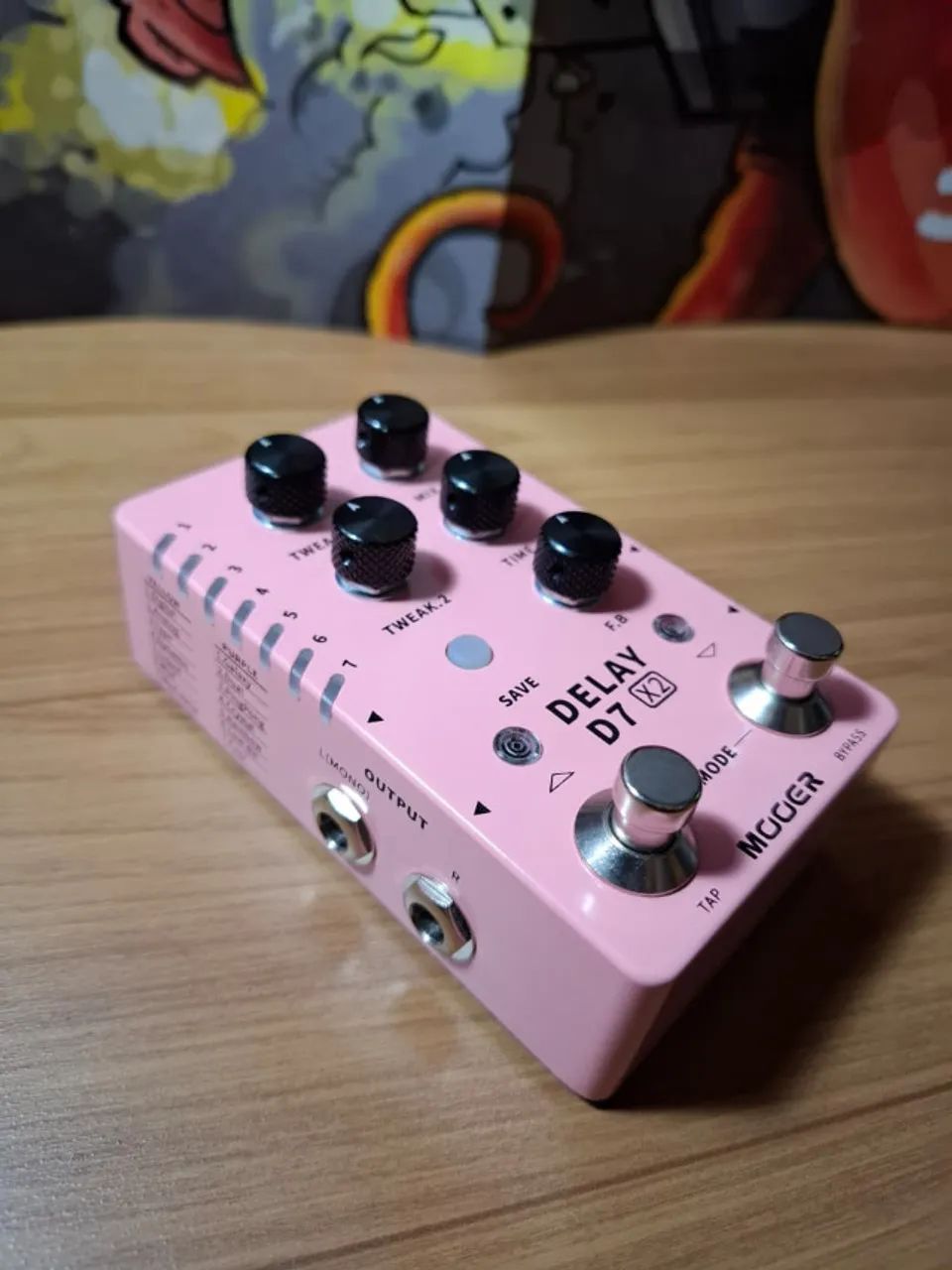 Pedal de Delay D7 X2 Mooer - Foto 3