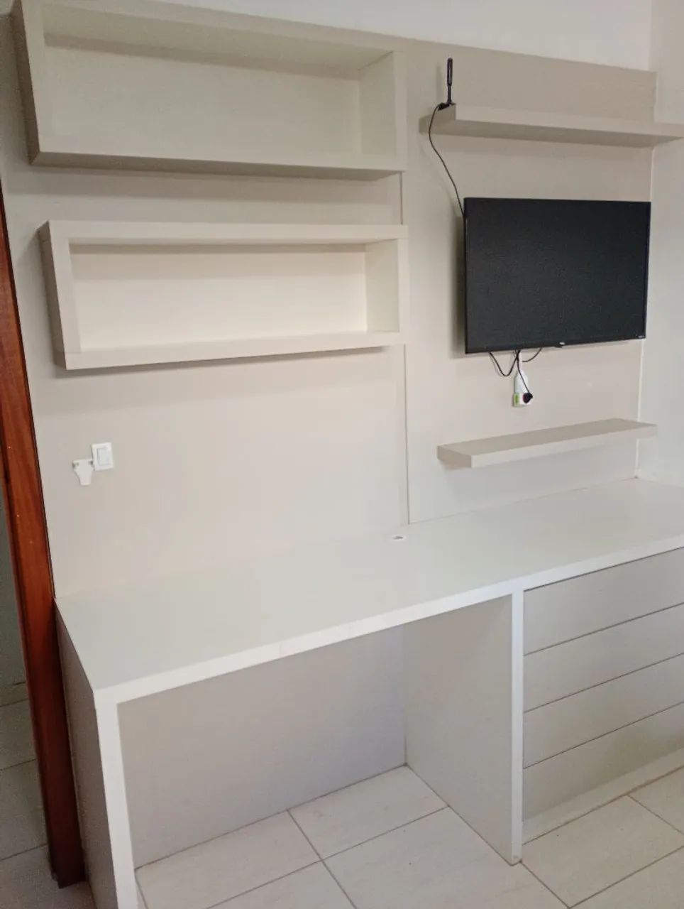 Painel para tv com bicama com colchão  - Foto 2