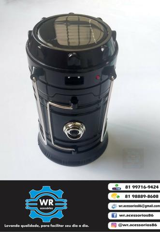 Lanterna led camping / lampião + brinde e entrega grátis - Foto 3