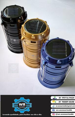 Lanterna led camping / lampião + brinde e entrega grátis - Foto 6