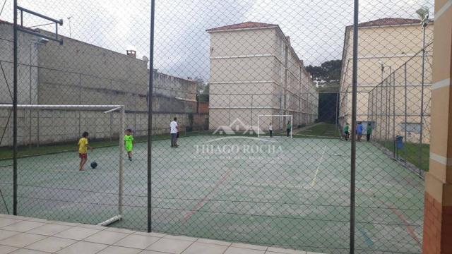 Apartamento 3 quartos, salão de festas com churrasqueira, quadra, bosque e sala de jogos- - Foto 17
