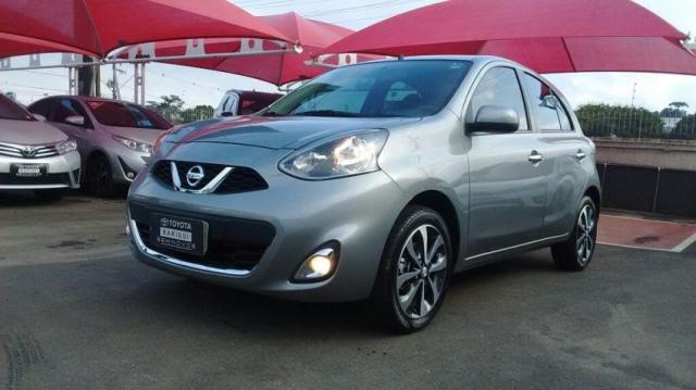 NISSAN MARCH SL 1.6 16V FLEXSTART Cinza 2015/2016 - Foto 2