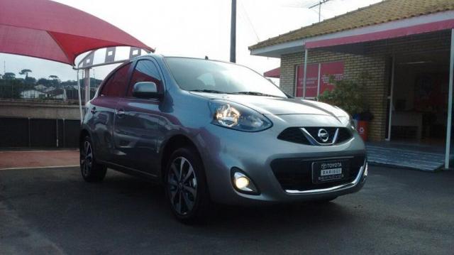 NISSAN MARCH SL 1.6 16V FLEXSTART Cinza 2015/2016