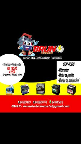 Bruno Baterias (leia a descrição + fotos)